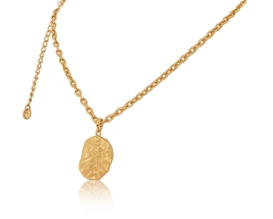 Necklace with crumpled pendant from Vintage collection (C24/WIN/20AU)