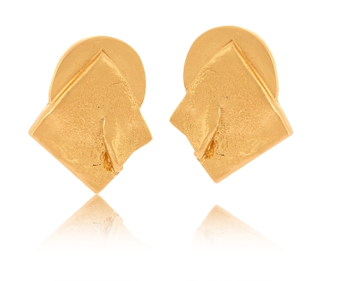 Gold-plated earrings from the Vintage Collection (P24/WIN/18AU) - p24_win_18.jpg