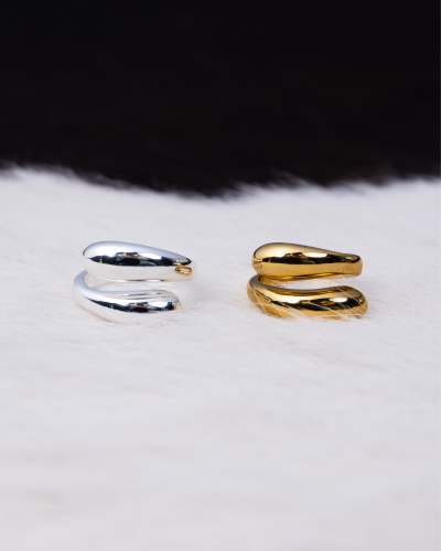 Silver ring tears smaller from the OLIWCIAKS collection (R24/WIO/AG64) - 72945.png