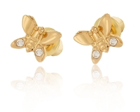 Delikatne kolczyki motylki z kryształkami Preciosa (P7654AU) - P7654AU (1).jpg