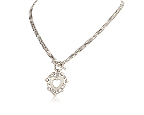 Silver necklace with a heart pendant (C24/LAT/38AG) - c24_lat_38 (1).jpg
