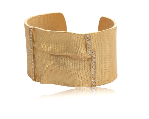 Wide bracelet with Preciosa crystals from Vintage collection (B24/WIO/24AU) - b24_wio_24.jpg