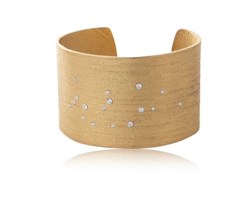 Szeroka bransoletka z kryształkami Preciosa z kolekcji Vintage (B24/WIO/22AU) - b24_wio_22.jpg