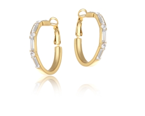 Kolczyki koła z kryształkami Preciosa (P24\/LAT\/56AU)