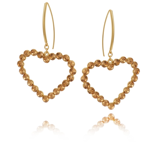 Kolczyki z sercem z kryształkami (P22/ZIM/05/3AU) - P22_ZIM_05.jpg