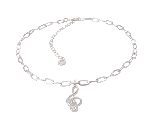 Naszyjnik klucz wiolinowy z kolekcji Basic Chain Aria Martelle długość 50 cm (C24/NUT/01/1AG) - C24_NUT_01.jpg