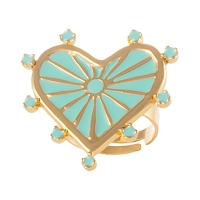 Pierścionek z sercem, z emalią z kolekcji Bella (R23/ZWE/56/E AU) - R23_ZWE_56_E (2).jpg