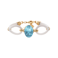 Bransoletka biały kauczuk z kryształem Primero (B24/LAT/74AU) - Projekt bez nazwy - 2025-06-23T115522.729.png