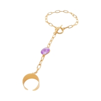 Bransoletka zdobiona kryształem Primero, z pierścionkiem (B24/JES/93AU) - B24_JES_93.jpg