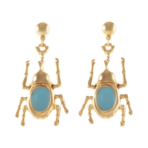 Kolczyki skarabeusze (P25/LAT/85AU)