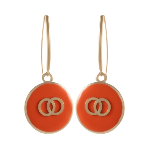 Kolczyki z malowanymi plasterkami, z kółeczkami w środku (P25/LAT/89AU) - p25_lat_89.jpg