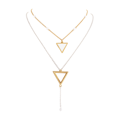 Warstwowy, srebrno złoty naszyjnik z agatami by Klaudia Nieścior (C25/KN/05/1AU-AG) - Projekt bez nazwy - 2025-10-10T124654.089.png