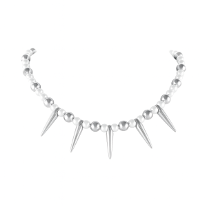 Naszyjnik z pereł i srebrnych kuleczek Aria Princess Collection (C25/NUT/15AG)