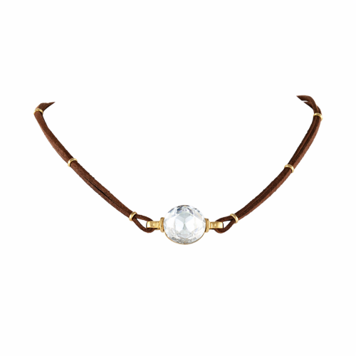 Choker średni kryształ Primero na zamszowym rzemyku (C24/LAT/79AU) - c036e966-573f-4935-a6a3-fd2f65ffd349.png