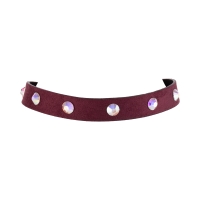 Skórzana bransoletka w kolorze wina z kryształkami (LV25/JES/15/1AU) - 25.32.jpg