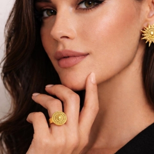 Pierścionek z greckim motywem by Klaudia Nieścior (R25/KN/02AU)