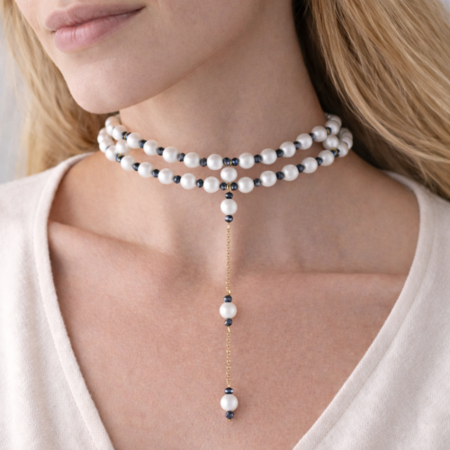 Choker z krawatką z pereł satynowych i granatowych koralików (C25/LAT/131/2AU) - Nagłówek (47).png