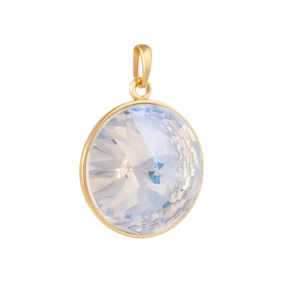 Zawieszka z dużym okrągłym kryształem o średnicy 27 mm (A25/JES/193AU)