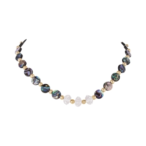 Choker z muszli Abalone  (C25/KOR/112AU)