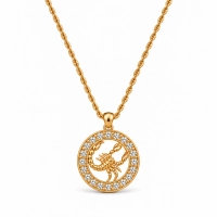 Naszyjnik ze znakiem zodiaku Skorpion zdobionym kryształkami Preciosa (C26/TAL/31/6AU) - Nagłówek – kopia – kopia - 2026-09-21T103004.347.png
