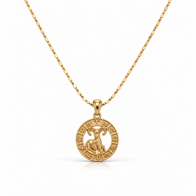Naszyjnik ze znakiem zodiaku Baran (C26/TAL/32/8AU)
